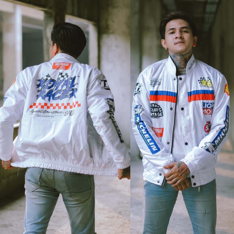 SOUTHWEEK | Nascar Jacket Motowear Racing Addiction - Jaket Motor Pria/Wanita-7
