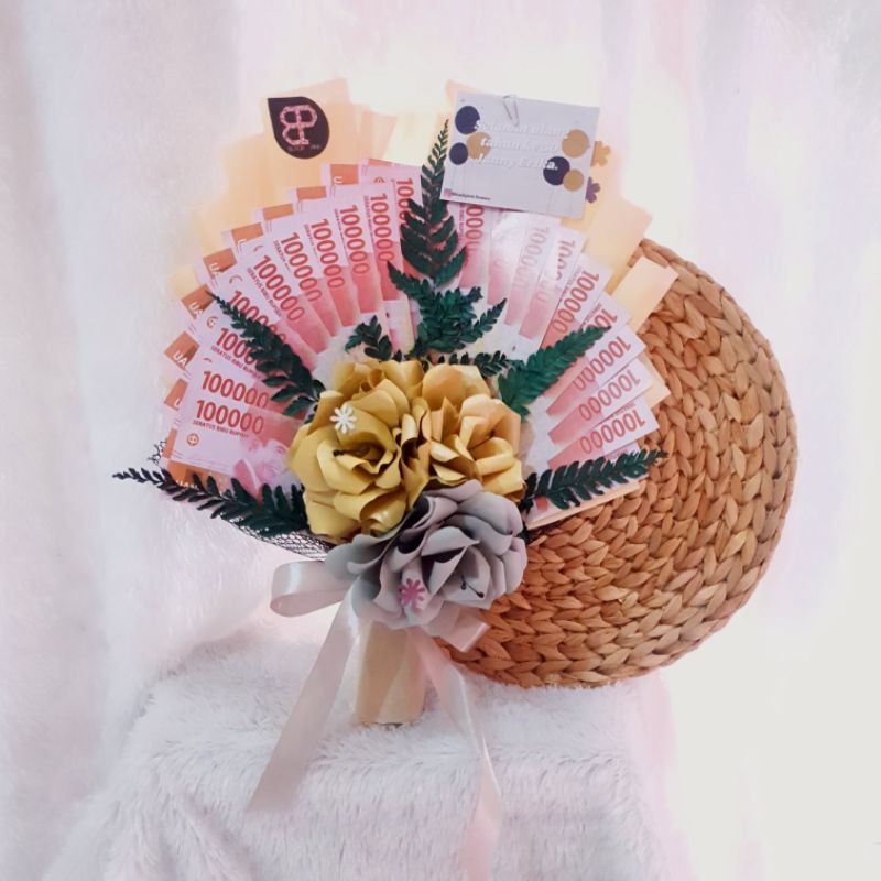 Buket Uang Mainan / Buket Bunga Kertas Uang / Buket Uang Palsu
