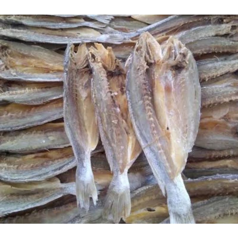 

ikan asin samge/ ikan asin kepala batu / ikan asin tiga wajah (100gr)