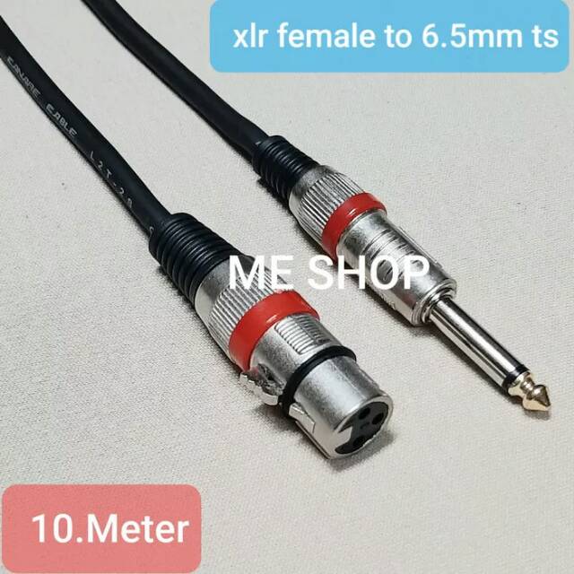 Kabel Mic 10 meter kabel microphone panjang 10m