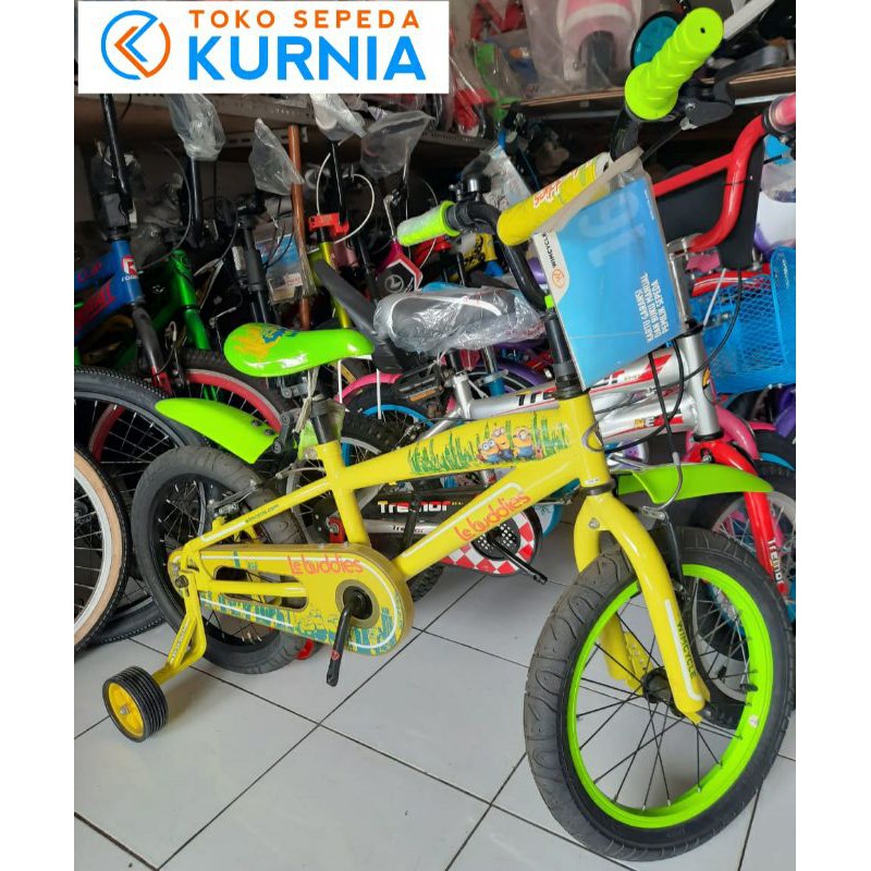 sepeda anak 16 inch wim cycle minion