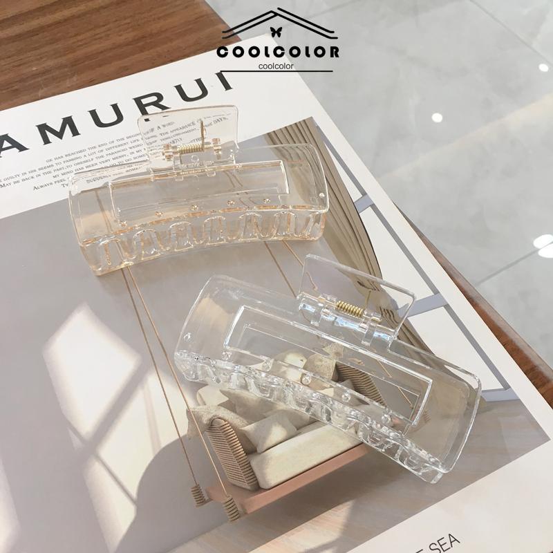 COD❤️Korea Temperamen piring jepit rambut aksesoris rambut mandi besar klip hiu Retro Untuk Wanita perempuan Murah Import Aksesoris Perhiasan Ready Stock