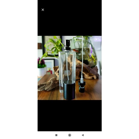 Botol Parfum 30ml Jo Malone Press Tutup Hitam