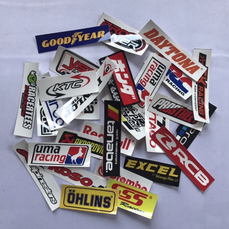 Stiker Sponsor Racing Isi 29 - Stiker Sponsor / Sticker Motor - Ipone HRC RCB Racertees Uma Racing