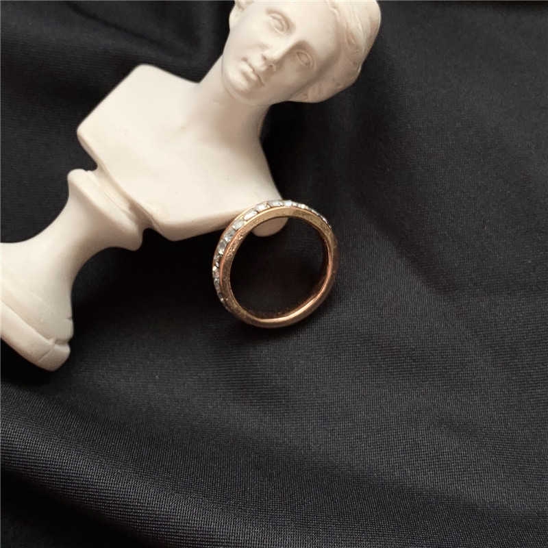 Cincin Berlian Jantung Jepang Wanita Cincin Berlian Penuh JZ021