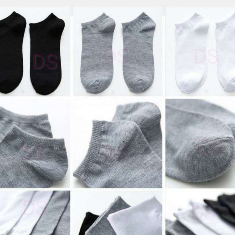 KAOS KAKI MATA KAKI POLOS / KAOSKAKI SEMATA KAKI HIDDEN SOCKS ANKLE MOTIF CUTE BEAR DAISY BERUANG DS-7