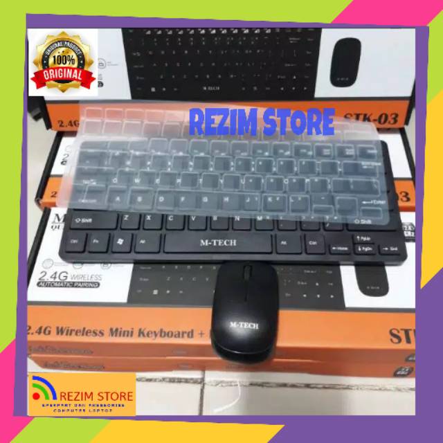 Keyboard Wireless Mouse Wireless Mini M-Tech STK-03 M-Tech STK03