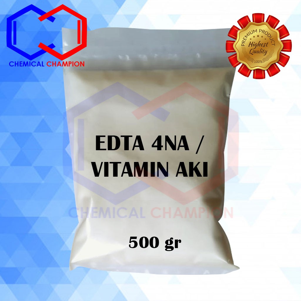 EDTA Teknis / EDTA-4Na / Vitamin Aki / BASF : TRILON-B - 500 gr