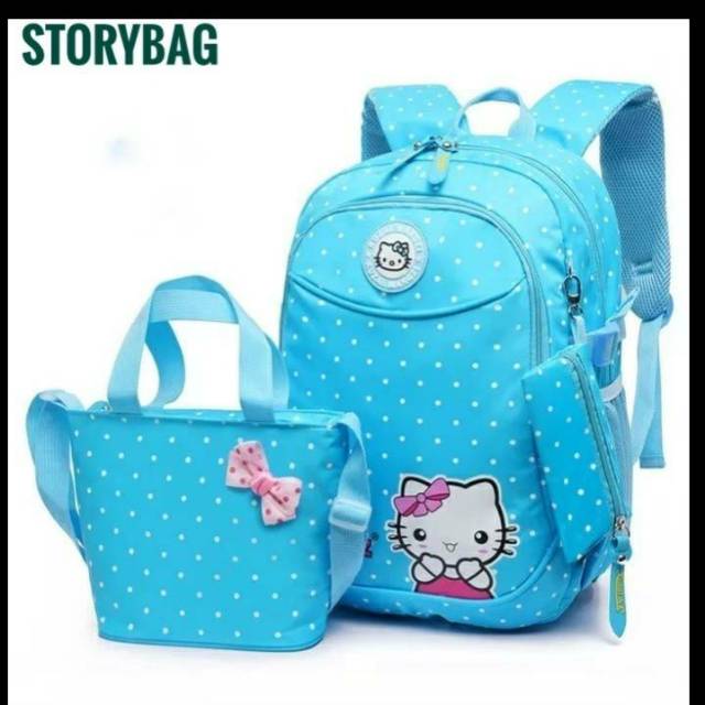 TAS RANSEL ANAK SEKOLAH HELLO KITTY/TAS ANAK CEWE/TAS ANAK PEREMPUAN