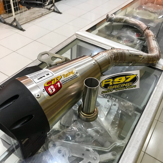 Knalpot CLD C7 Oval Doff Beat, Vario 110