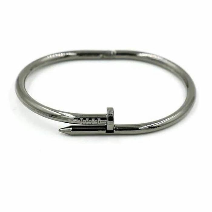 NEW TERLARIS Gelang Paku Hitam Pria Wanita 18112 877