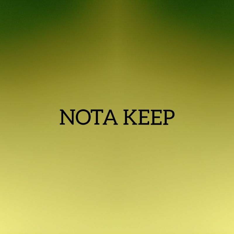 

NOTA KEEP Makanan