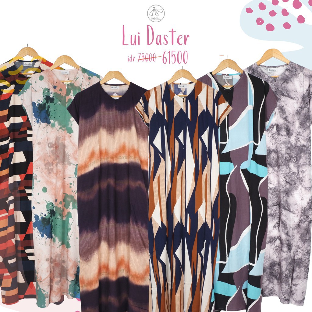 NEW  Lui Daster Busui by DAINIK Homewear