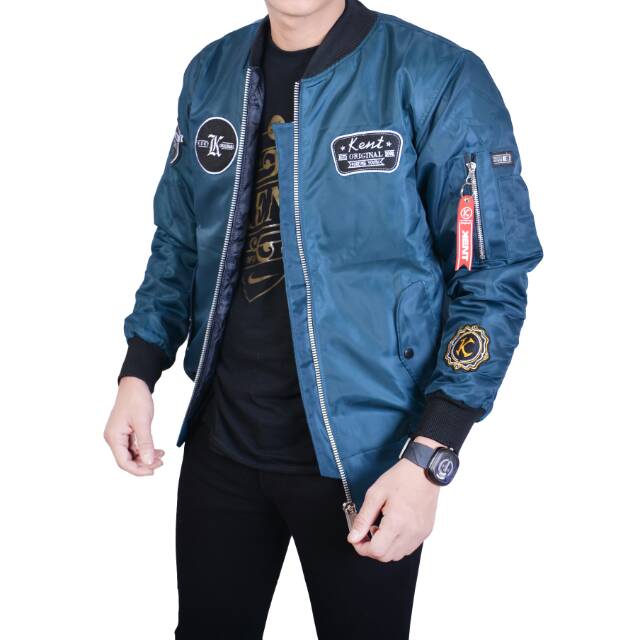 Kent Jaket Bomber Pilot Retro Tosca