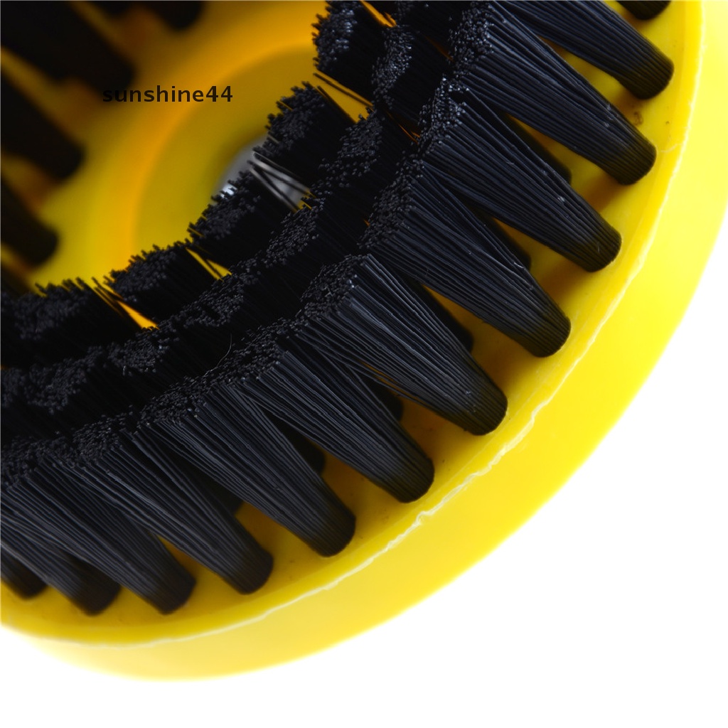 Sunshine 110mm Power Scrub Drill Brush Untuk Membersihkan Karpet / Sofa / Furniture Kayu