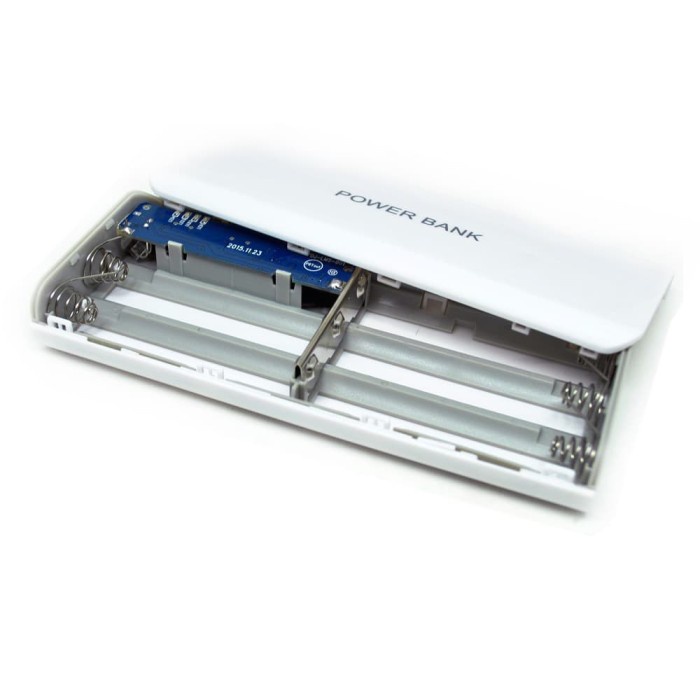Power Bank Rakit DIY 2 Port 5 Slot Baterai c12