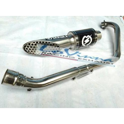 SALE knalpot racing underbelly custom for xabre,r15, Byson, Vixion dll SALE