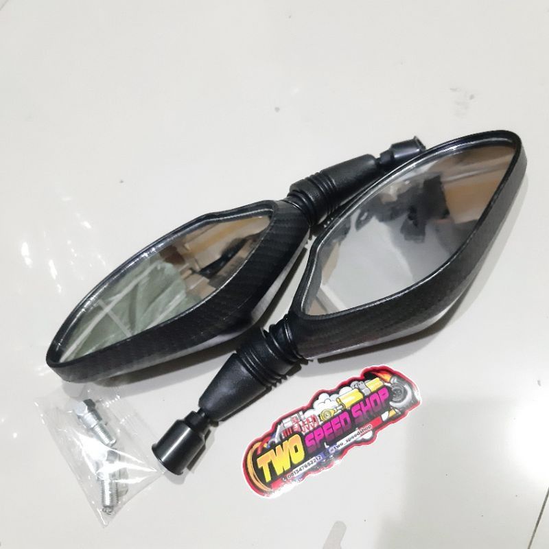 Spion Click polos carbon 125 HMA Thailand PNP Vario 110 125 150 Beat Spion Clik PCX universal + baut-4