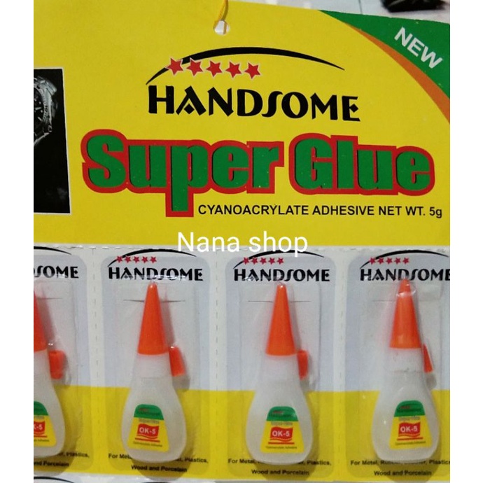 Lem korea 5 gram/Lem kaca/lem besi lem serbaguna super glue