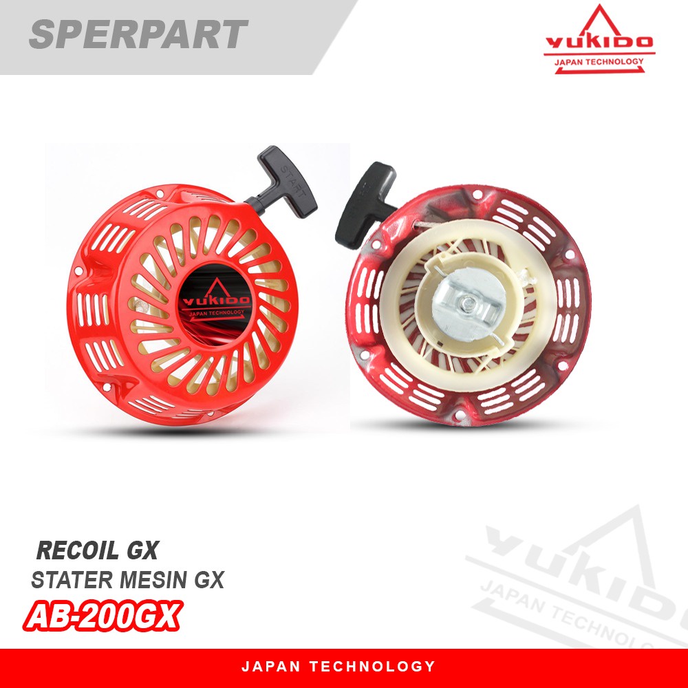 Recoil Stater Assy Gx160 Gx200 Tarikan Stater Engine Gx160 Gx200 UNTUK GX MESIN HONDA DAN LAINYA Recoil Stater / Engkol Mesin GX 160 dan GX 200