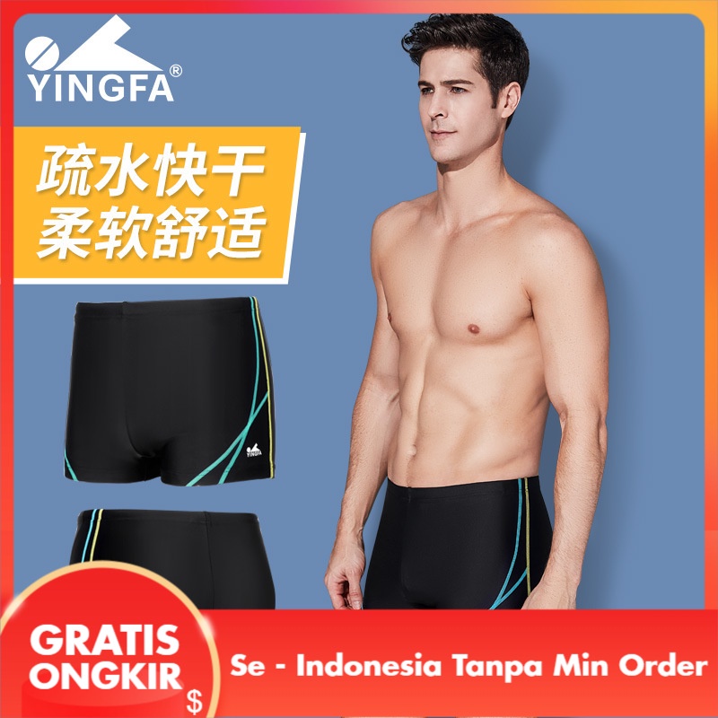 Yingfa Boxer Celana Renang Pria 2020 Pakaian cepat Kering Celana Renang
