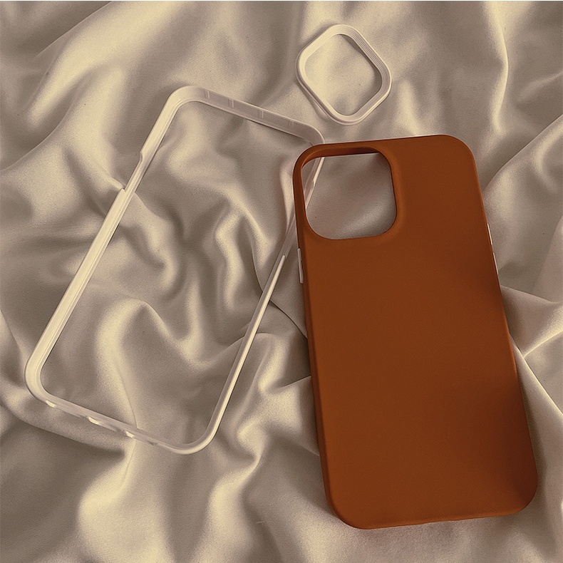 Case Silikon 3 in 1 Anti Jatuh Untuk iPhone 13 12 11 14 Pro max X / XS XR XSMAX 8 7 6 6s PLUS SE20
