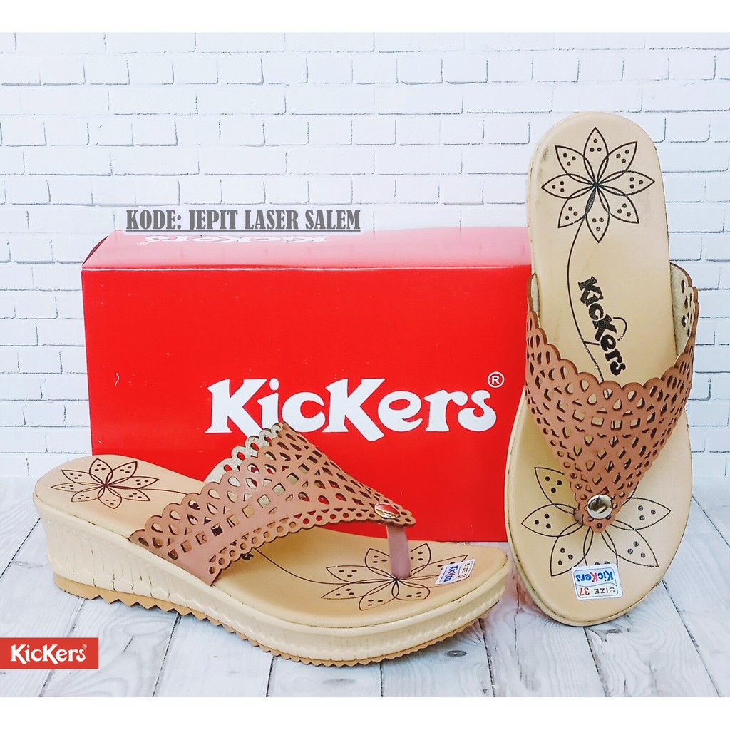  SANDAL  WEDGES WANITA  KICKERS  KODE JP LASER Shopee  Indonesia