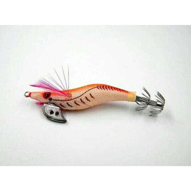 UMPAN PANCING UMPAN UDANG CUMI SQUID JIG OCTOPUS LURES FISHING LURE - MERAH PALING MURAH