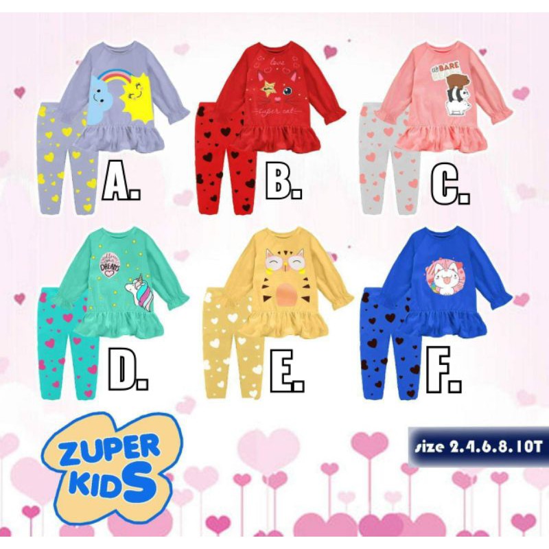 ANYA SETELEAN ANAK CEWEK ZUPER KIDS