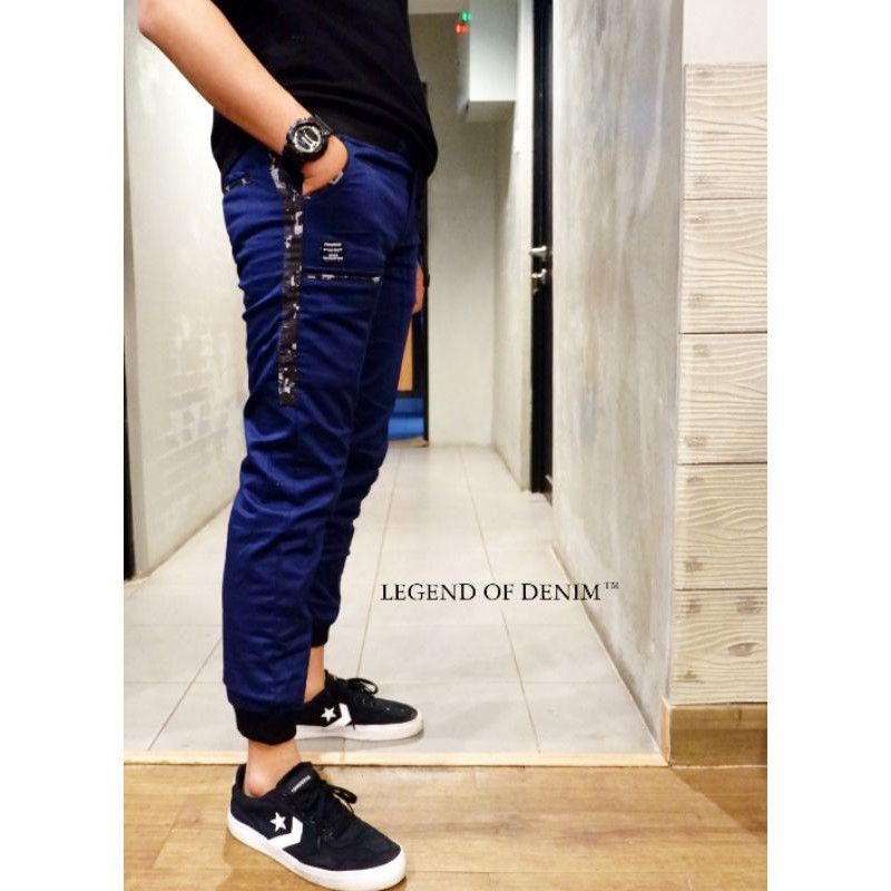 LEGEND OF DENIM Celana Jogger Pria Pocket Camouflage Original LOD Jogger panjang Cowo