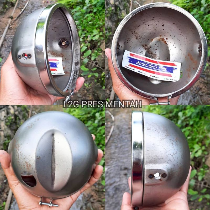 batok l2g pres batok lampu l2g pres detail original Lis crom
