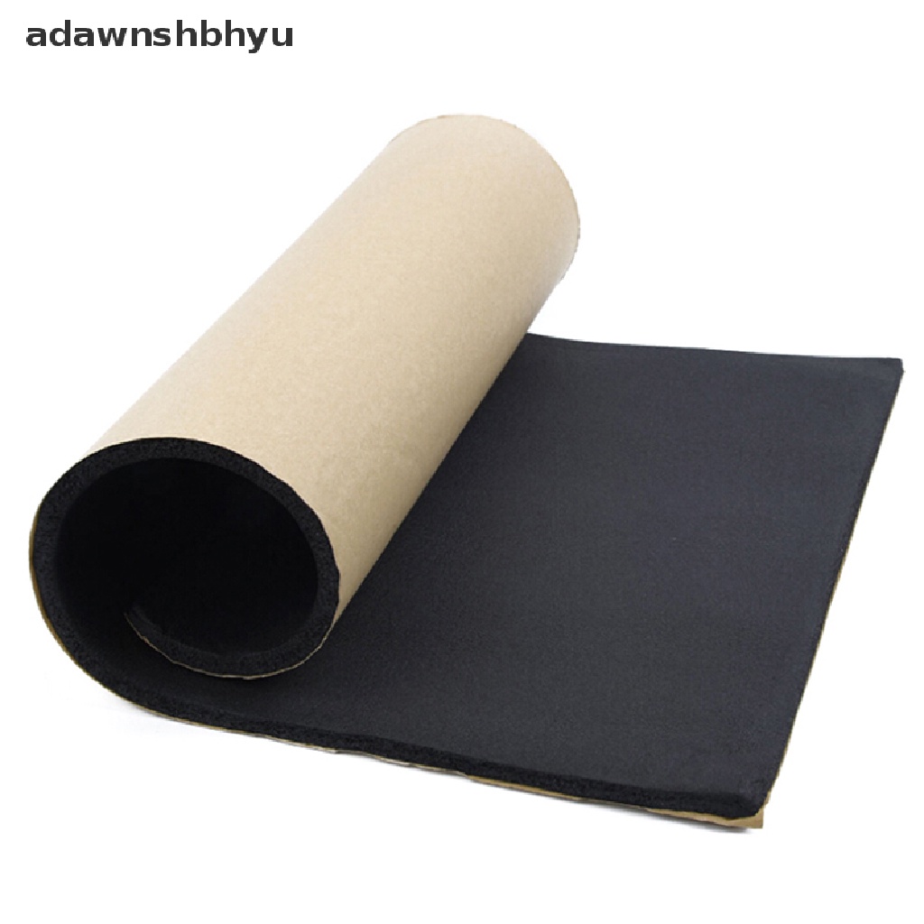 Adawnshbhyu 1Pc 30 * 50cm Perekat Otomatis Katun Isolasi Busa Mobil Peredam Suara Deadener