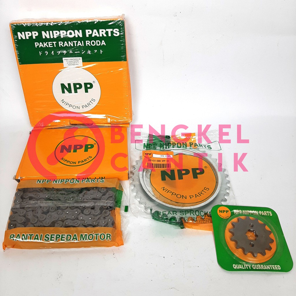 gear set gir paket supra x 125 injeksi FI honda