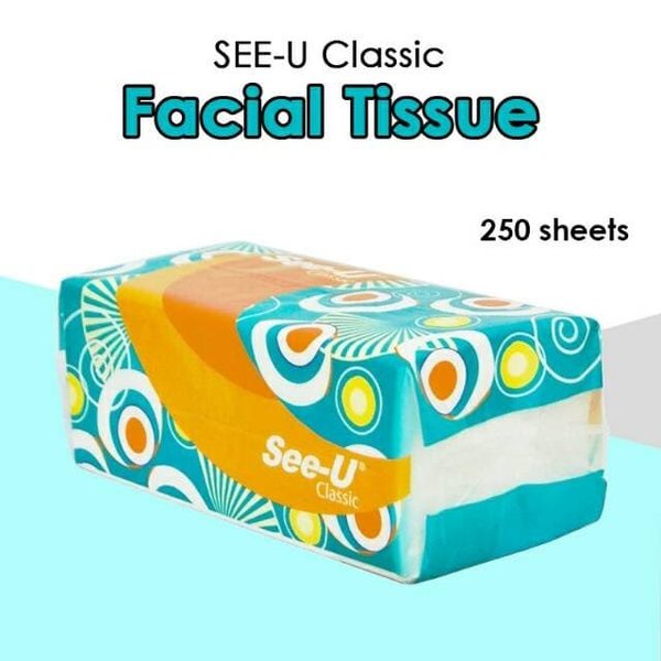 TERMURAH!! TISSUE TISU SEE-U FACIAL CLASIC 250 LEMBAR 2ply PROMO