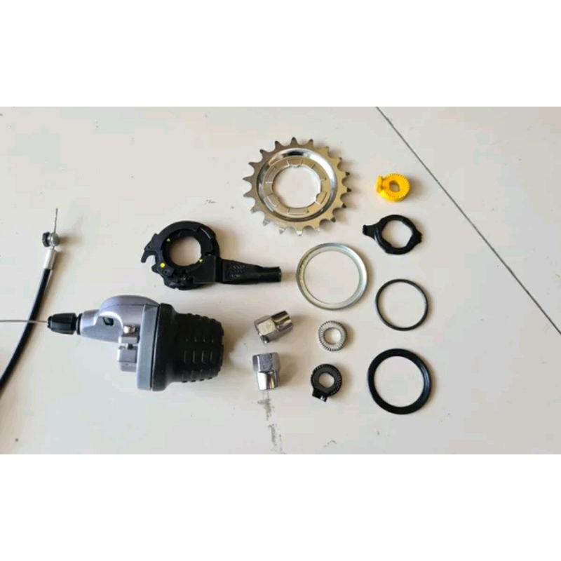 ASLI JAPAN Internal gear Shimano nexus 7 speed SG-7R46 jepang lubang 36 h 36h freehub free hub belakang sepeda commuter bike city bike