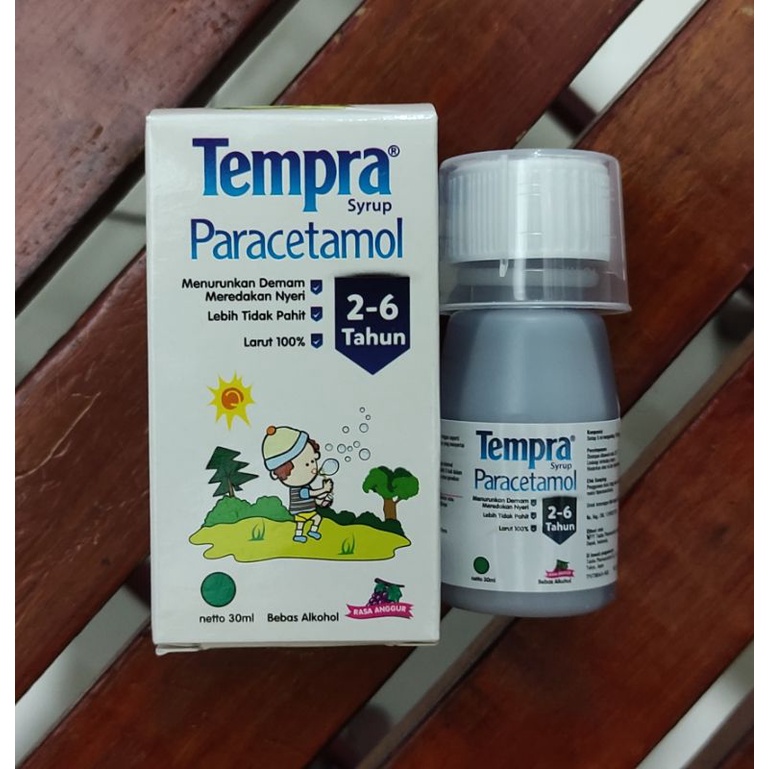 Tempra Sirup 30 Ml / Paracetamol Anak / Obat Demam / Nyeri Anak