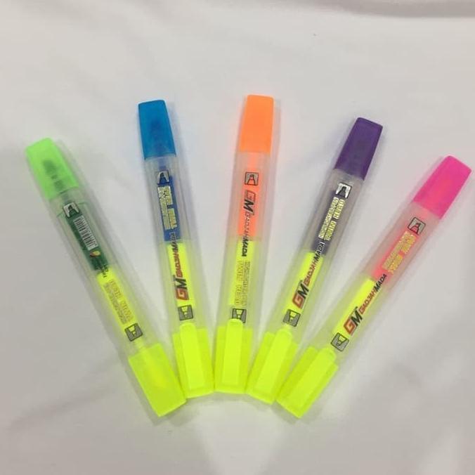

ALAT TULIS HIGHLIGHTER STABILLO PEN TWIN HEAD MERK GM