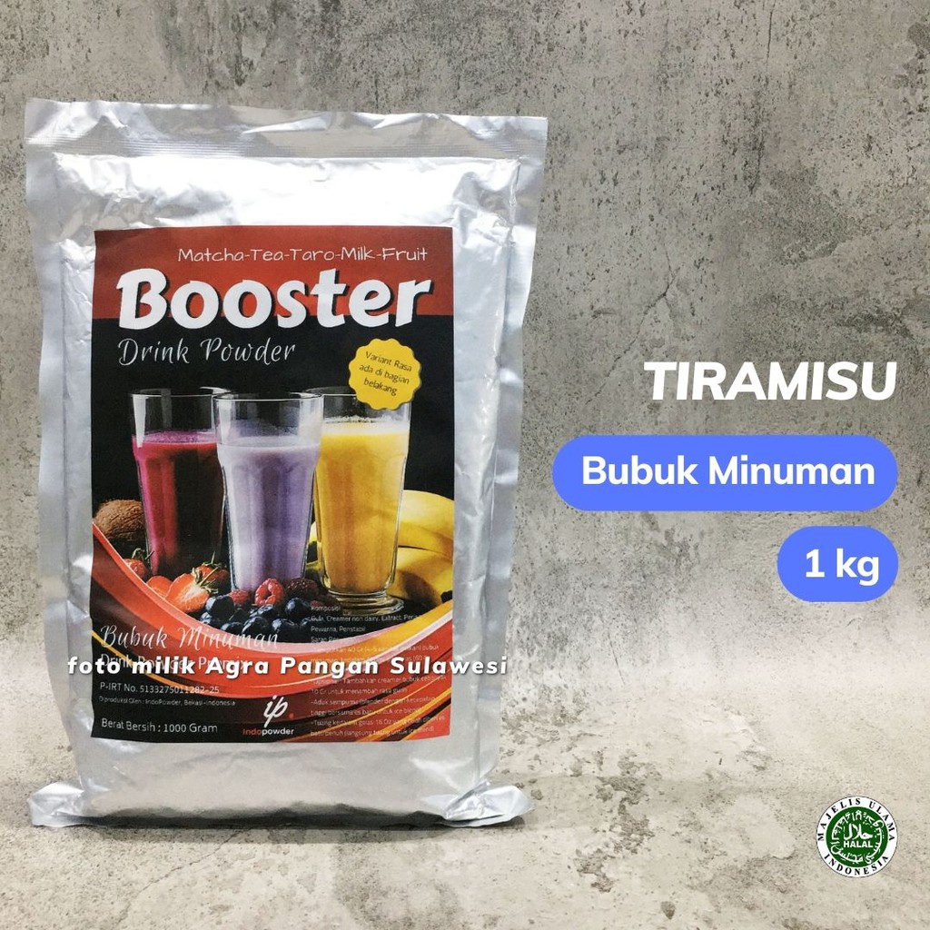 

Bubuk Minuman TIRAMISU 1kg | Bubble Drink Powder Flavour Frappe Milkshake Milktea Premix Instan - Indo Powder