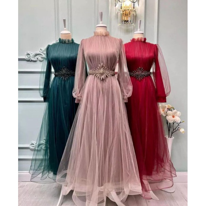 GAUN PESTA MEWAH / FAUN PESTA CANTIK ELEGAN / GAUN PESTA KONDANGAN / GAUN PESTA REALPICT POPULER