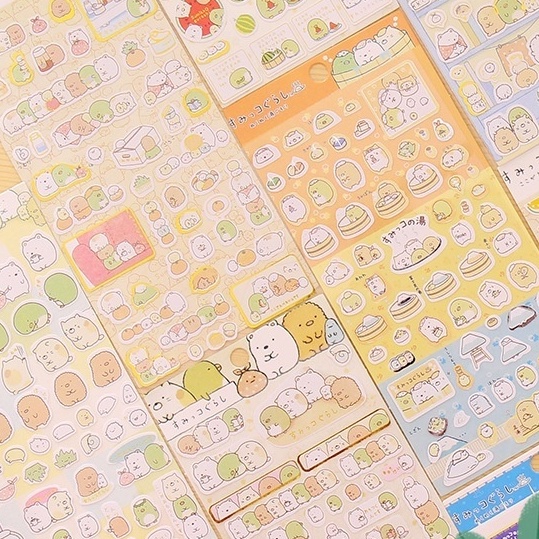 Deco Sticker Karakter Lucu / Stiker Label Japan Unik High Quality