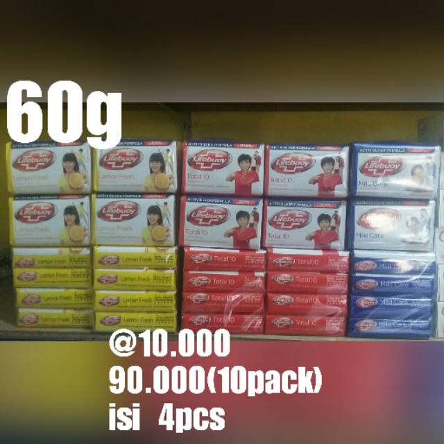Sabun batang lifebuoy 60g