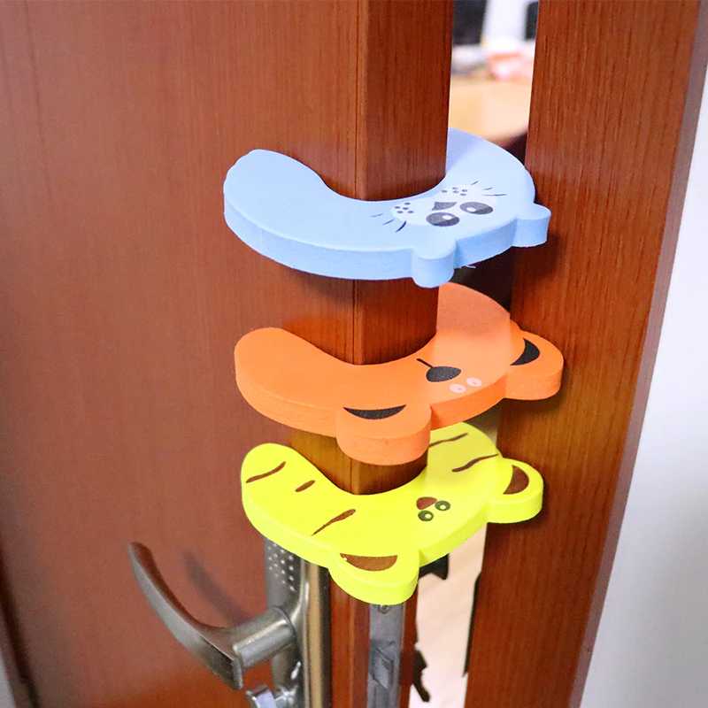 [BAYI &amp; EMAK] - Penahan Pintu Laci Anti Kejepit Perlindungan Bayi Safety Baby Door Stopper 5 PCS - L-8801 - Multi-Color