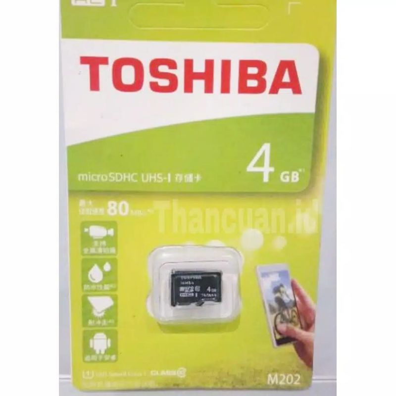 MEMORY TOSHIBA 4GB / MEMORY CARD HP 4GB