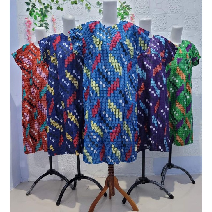 DASTER WANITA LENGAN PENDEK / DASTER WANITA BAHAN RAYON TERBARU / BAJU WANITA LENGAN PENDEK