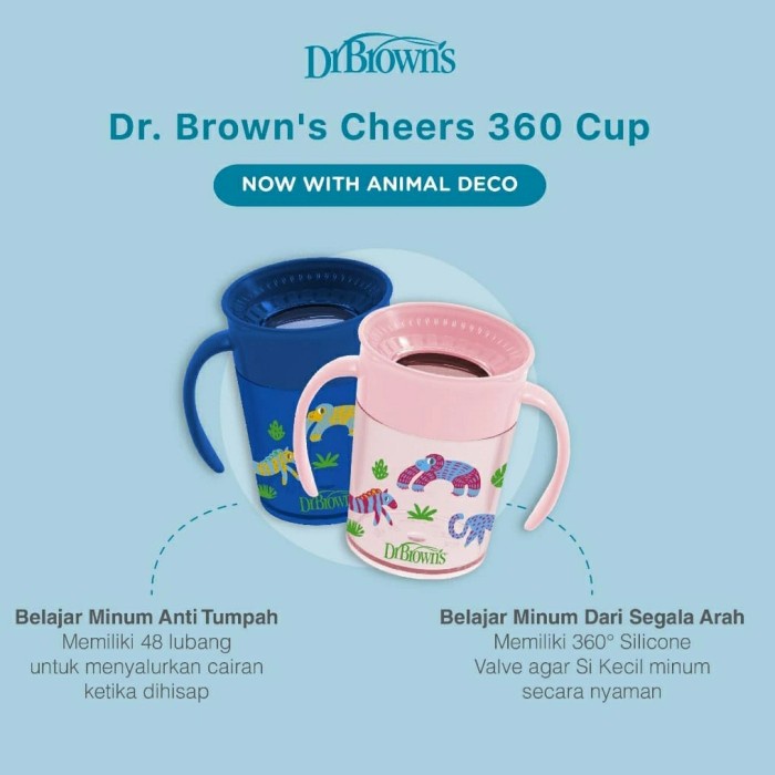 Dr. Browns Cheers 360 Cup Gelas Cangkir Bayi Training Sippy Cup