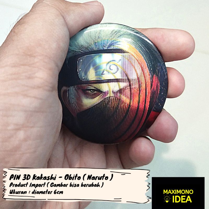 PIN 3D Anime Kakashi - Obito Naruto