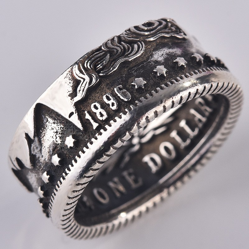 925 sterling silver cincin pria perhiasan gaya vintage