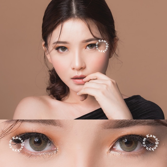 KawaiGankyu Softlens - Princess symphony green (1botol)