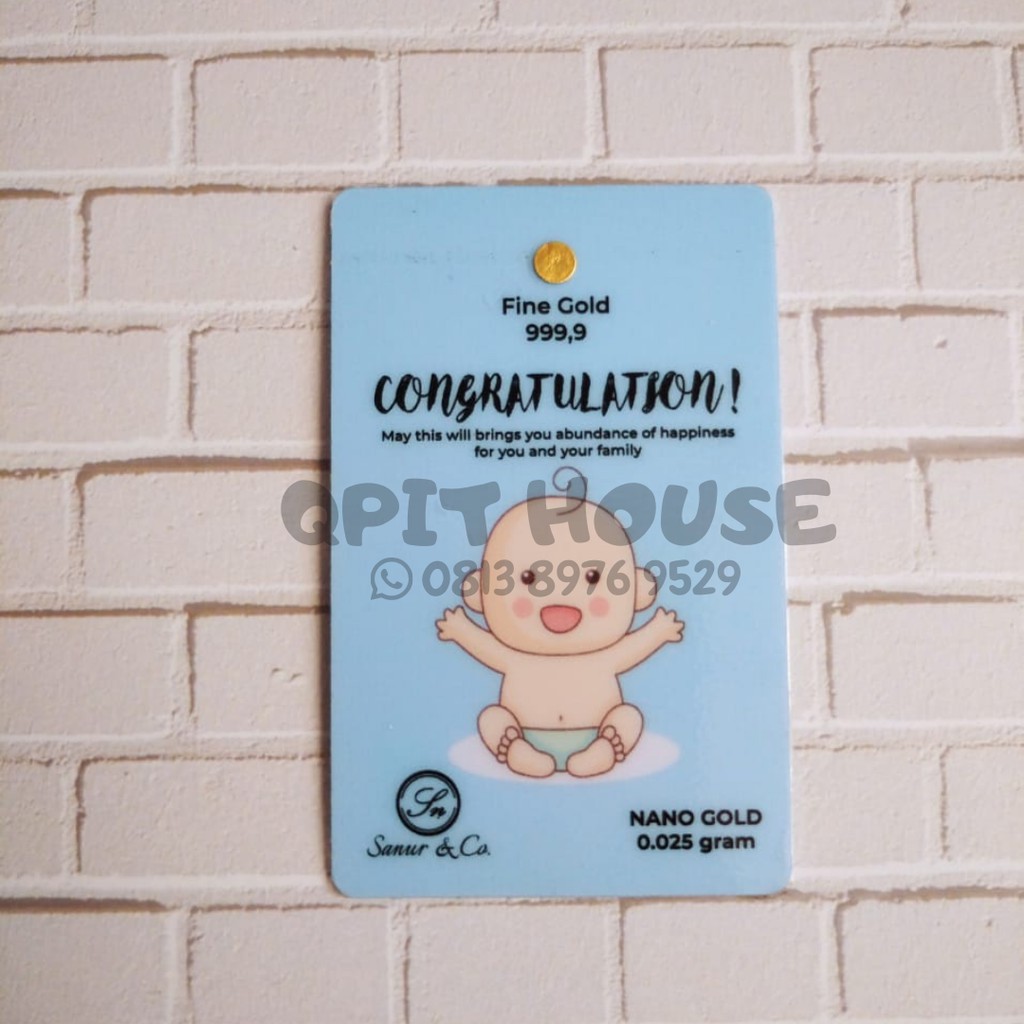 Fine Gold 0,025 Gram - Baby Born Series (Packing PVC)