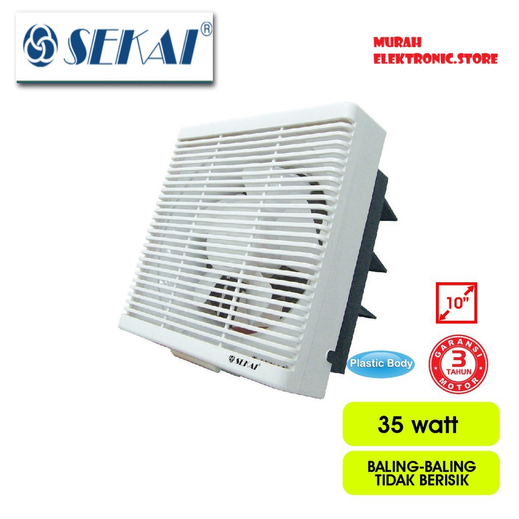 Sekai Exhaust Fan [10&quot;] WEF1090 - Putih